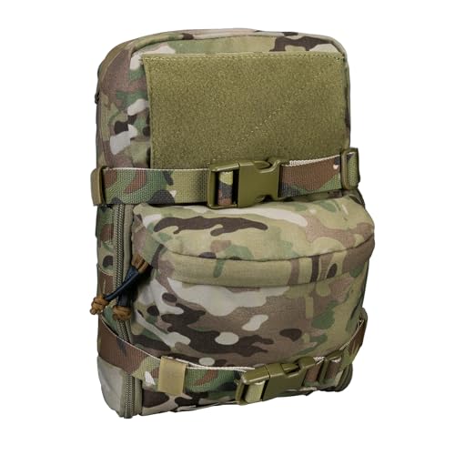 IDOGEAR OUTDOOR Tactical MOLLE Hydration Pack Outdoor Water Bladder Carrier Pack Mini Water Reservoir Bag for Tactical Vest Backpack(camo)