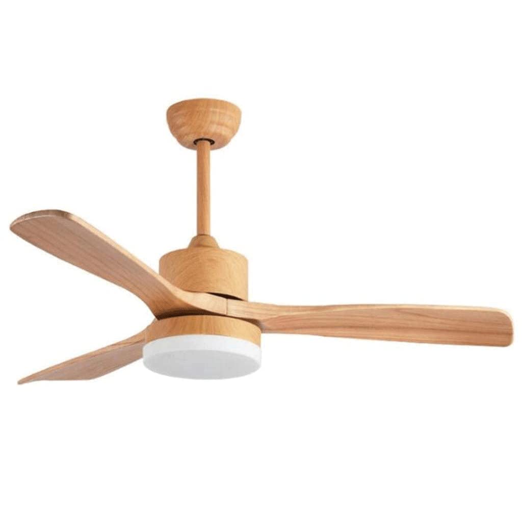 Ventilateur silencieux de plafond avec éclairage et télécommande pour chambre