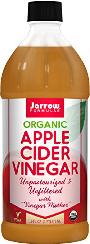 Jarrow Formulas Organic Apple Cider Vinegar, 5% Full Strength Acidity, 16 fl. Oz. (473 ml)