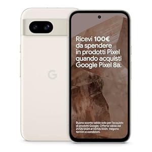 Google Pixel 8a – Unlocked Android smartphone with advanced Pixel Camera, 24-hour battery and powerful security – Porcelain, 128GB