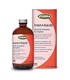 FLORA – Iron, Liquid Vegan Iron with B-Vitamin, Non-constipating, 7.7 Fl Oz