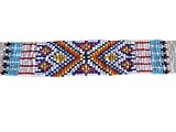 Glass Beaded Strips 3 Sizes Beadwork Tribal Native Crafts POW Wow Regalia S3 (20 x 1 1/4)
