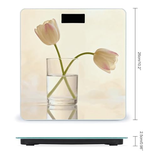 Báscula Digital de Baño BTCOWZRV con Pantalla LCD y Base Antideslizante miniatura 2