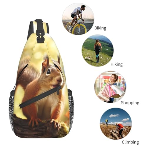 Bolsa cruzada deportiva para adultos color negro miniatura 6