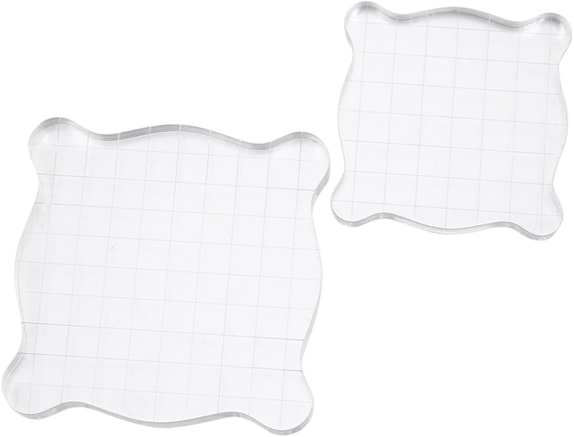 Artibetter Words Stamps Tool Kit Acrylic Stamping Block Handle Card Decorating Accessory