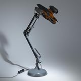 Paladone Star Wars Razor Crest możliwa lampa biurkowa, regulowana lampa LED do statku kosmicznego, zasilana przez USB, mandaloriańska lampa biurkowa