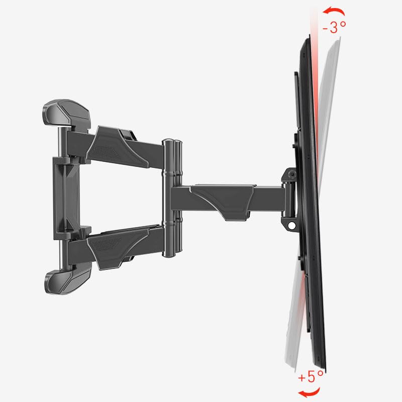 Support mural TV télescopique et inclinable charge 36.4 kg