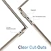 IBENZER Compatible with 2025 2024 2023 2022 MacBook Air 13 inch Case M4 A3240 M3 A3113 M2 A2681, Hardshell Case & KeyboardCover & ScreenFilm & Type-C for Mac Air 13.6, Crystal Clear, AT13-KK-CYCL+2TC