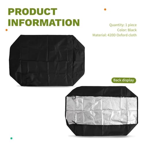 Funda impermeable 420D para esparcidor de césped miniatura 6