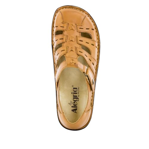 Image of Alegria Women's Pesca Fisherman Leather Sandal