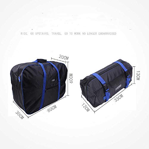 Bolsa de bicicleta acolchada y resistente para modelos plegables rojos 3