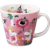 山加商店 MOOMIN (ムーミン) 「 四季 4 seasons 」 マグカップ 大きい 340ml 径約10×9cm spring 春 誕生日プレゼント 雑貨 グッズ 食器 日本製 ピンク MM9601-11