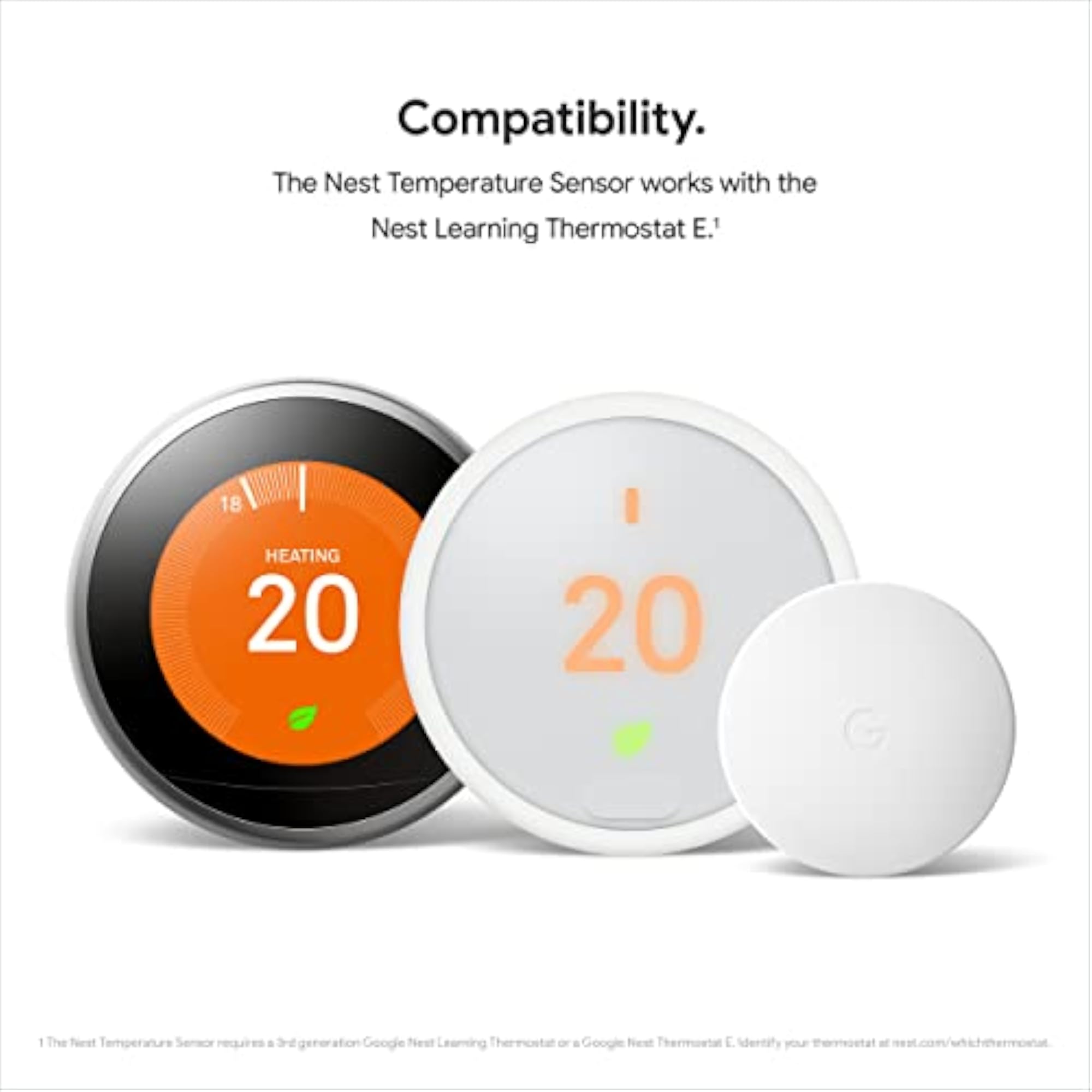 Nest Temperature Sensor, 1 Pack