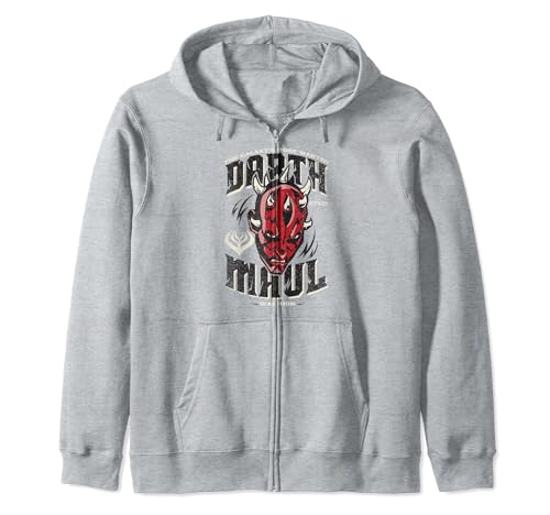 Sweat à capuche zippé Dark Maul Star Wars pour fan du plus recherché de la galaxie