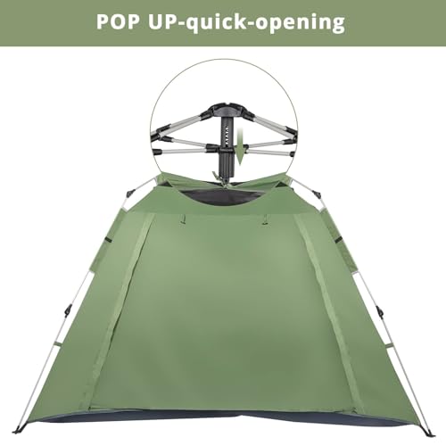 Carpa plegable impermeable para 4 personas para camping miniatura 6