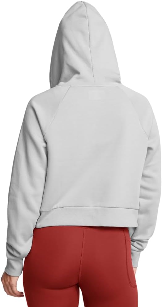 Under Armour womens Rival Fleece Cropped Full Zip - Image 2