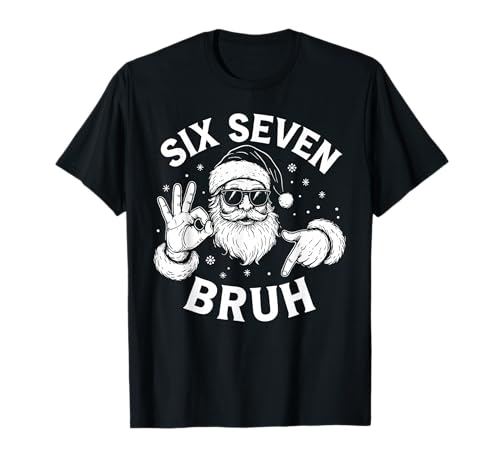 Six Seven 67 Christmas 6 7 Bruh Boys Kids 6-7 Meme Youth T-Shirt