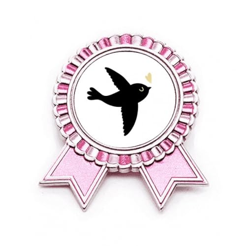 Broche en cœur rose pour sublimer vos tenues de bureau