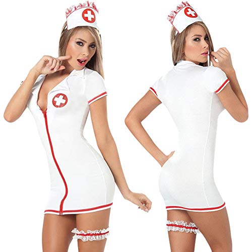 Dessous Damen Sexy Reizwäsche, Sexy Lingerie Negligee Dessous Nachtkleid Babydolls Pflegeuniformen Krankenschwester… – Bild 4