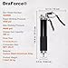 draforce 400cc Heavy Duty Black Pistol Grip Grease Gun Kit - 14oz, 8000 PSI Manual Grease Gun with Hose, Coupler, Nozzle