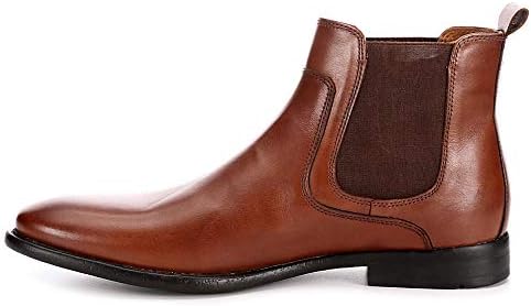 Restoration Mens Harrison Chelsea Ankle Boot Shoes, Tan, US 12 | Image 3