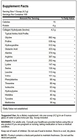 Miniatura 2 de Swanson High Plains - Polvo de hidrolizado de colágeno en polvo, péptidos de colágeno que apoyan la salud del cabello, la piel, las uñas y las