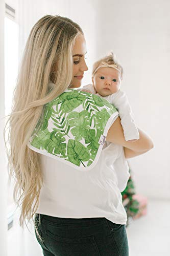 Image of Copper Pearl Premium Baby Burp Cloths - 3-Pack Large Cotton Burp Cloths, Extra Soft Spit Up Rags with 3 Absorbent Layers, Perfect for Baby Boy and Baby Girl Gifts (21 inch x 10 inch Size, Noah Set)