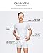 Calvin Klein Men's Undershirts Cotton Stretch 2 Pack Crew Neck Tshirts, Black, Large