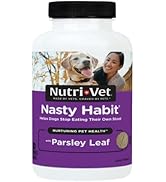 Nutri-Vet Nasty Habit Chewable Tablets for Dogs | Helps Stop Puppies and Dogs from Eating their O...