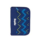 ergobag Kinder Federmäppchen Hard Pencil Case, FallrückziehBär-Blau, Einheitsgröße