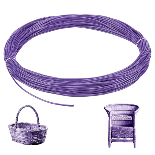 OLYCRAFT 50mx4mm Violet PE Cordon pour réparation de Meubles d’extérieur Corde de Chaise de...