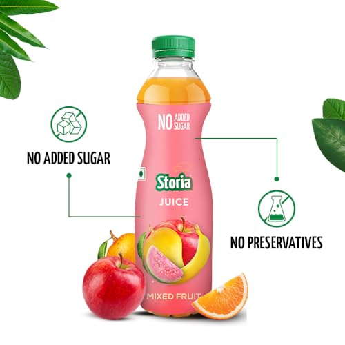 Image of Storia Fruit Juice- Mixed Fruit- No Added Sugar & No Preservatives- 750 ml PET Bottle - Pack of 2