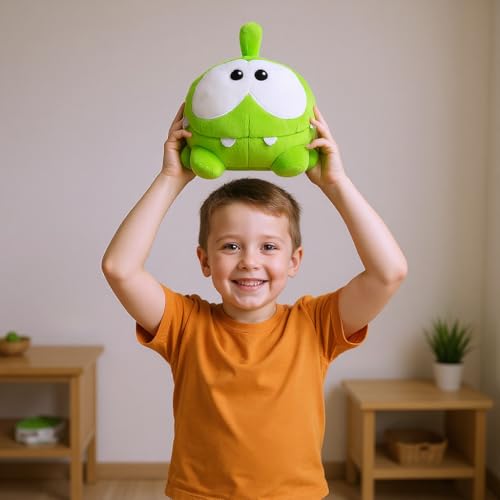 Om Nom Plush Toy – 7.5" Soft Stuffed Animal from Cut The Rope Game – Official Zeptolab Collectible – Cuddly Green Monster Gift for Kids & Fans - Image 7