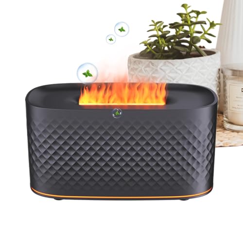 2 modos de pulverización, difusor de fuego, difusor de aroma en casa, difusor de aroma, difusor, difusor, difusor de sonido para estudio, Bonfire Scent Diffuser, color Changing Diffuser, Flame Scent