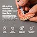 InsurMedic Locator Core Tool - 3 in 1 Universal Dental Implant Instrument for Male Cap Insertion Removal and Seating - 303 Stainless Steel Tool for Retention Caps & Implants