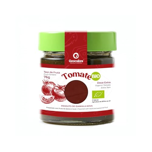 GEOCAKES Mermelada Ecologica/Organica/Biológica de Tomate EXTRA (250g)