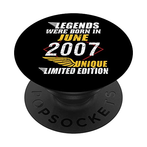 Cumpleaños Junio 2007 Edición Limitada Regalo Legend June PopSockets PopGrip Intercambiable