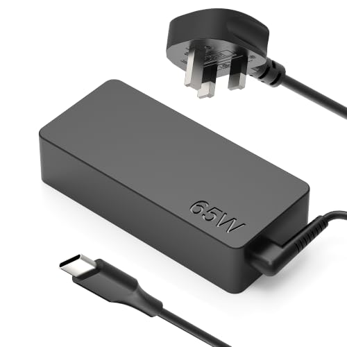 SKOTSLYE 65W USB C Laptop Charger Compatible with Lenovo/Thinkpad/Yoga/Chromebook Fast Charging Type C