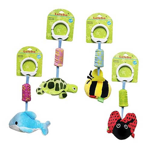 FRCOLOR Juguete Colgante para Cuna de Niña Diseño de Colgante Educativo para Estimulación Sensorial y Coordinación Manual
