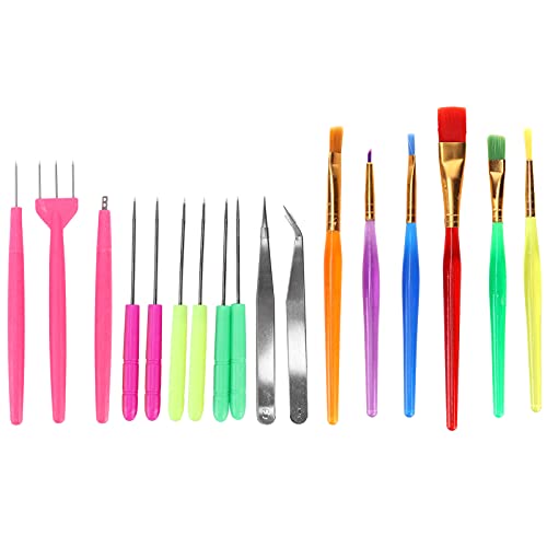 Ensemble de 17 pinceaux à biscuits, pincettes douces, stylo à découper, décoration de gâteaux, outil de boulangerie pour les amateurs de pâtisserie à domicile, plastique, métal,