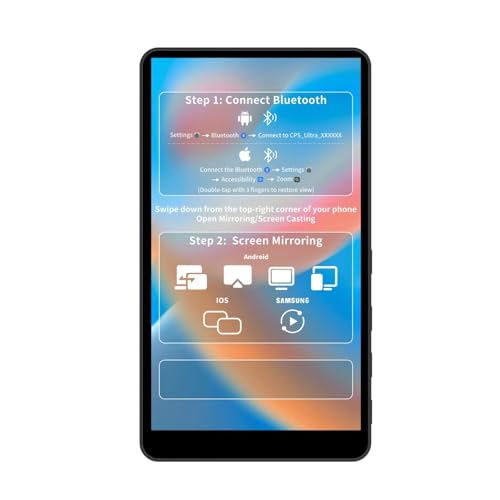 Image of Shimbol CP5 Ultra Black, 5 inch FHD Touch Screen Wireless Vlog Selfie Phone Monitor | Reverse Control for iPhone 17 /16 /15 /14 /13 /Pro /Pro Max /Plus Magnetic Snap-On, Built-in Speaker, Compatible with Android