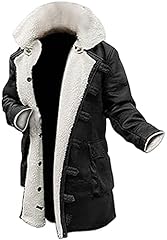 Bomber Leather Coat Black