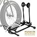 CyclingDeal Bicycle Floor Type Parking Rack Stand - for Mountain and Road Bike Indoor Outdoor Garage Storage - for Fat Bike
