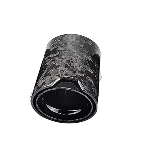 Terminal de escape de fibra de carbono para coche M4 con entrada de 70mm y salida de 93mm
