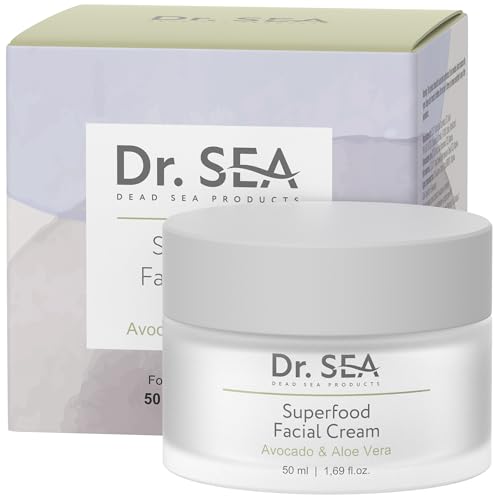 - Viso Opacizzante Senza Olio con Minerali del Mar Morto e Alga Dunaliella - Anti-Lucido & Riduzione dei Pori - Pelli Grasse e Miste - 50 ml crema