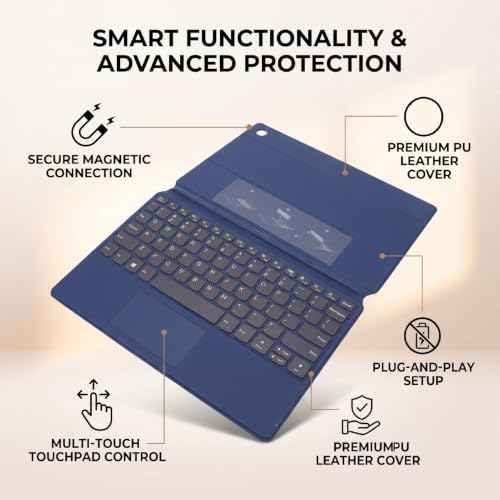 Teclado para IdeaPad Duet 3i Gen 8 Goshyda para trabajar en cafeterías con panel multitáctil 4