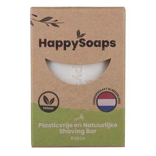 Happy Soaps - Happy Shaving Bar Kokos - Plasticvrij
