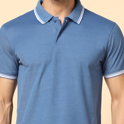 Image of INKKR Men's Solid Regular Fit T-Shirt