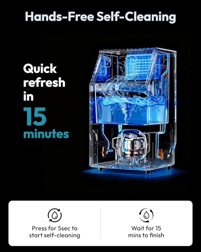 Image of EUHOMY Commercial Ice Maker Machine,110lbs /24H Stainless Steel Under Counter Ice Machine with 33lbs Storage Bin, Freestanding Ice Maker for Home /Bar /Cafe /Restaurant(Mirror-Polished Stainless Steel)