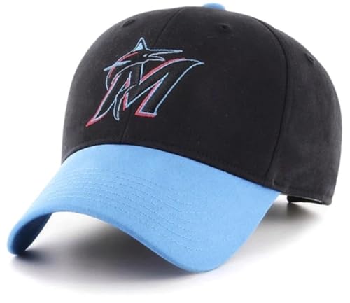 Gorra clásica Miami Baseball bicolor con logo bordado miniatura 1